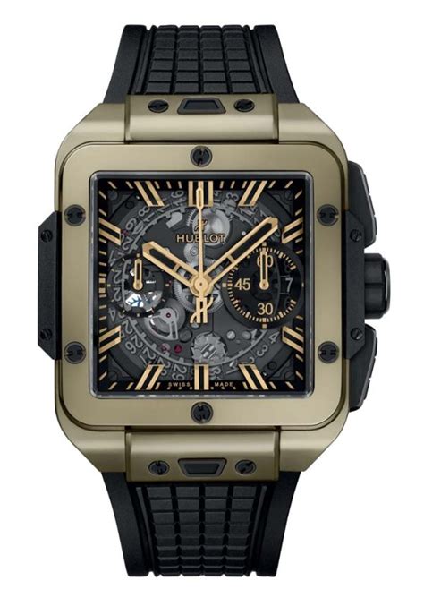 hublot black magic gold|square bang unico magic gold.